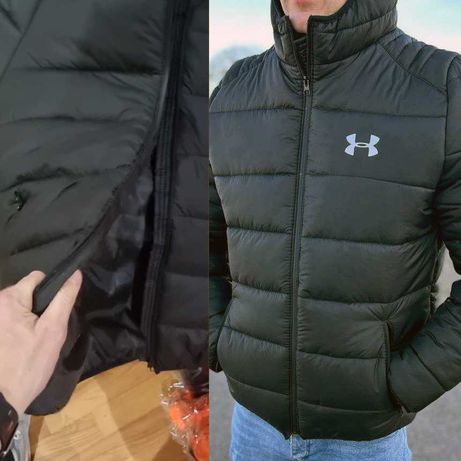 Мужская куртка Зима / плотный силикон на холод Молодежная теплая