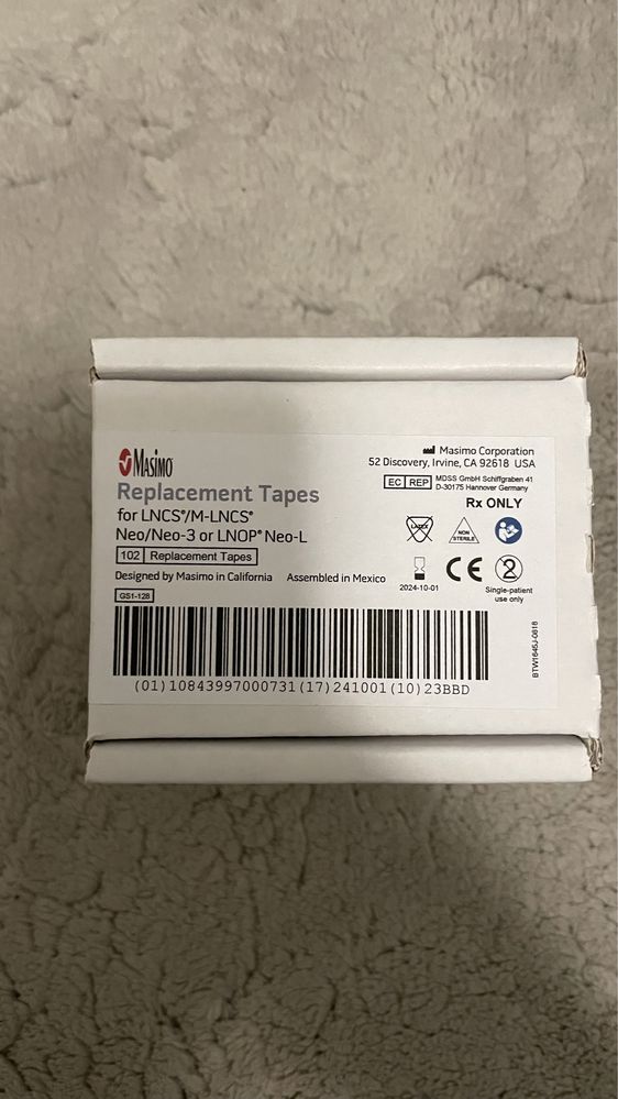 Paski samoprzylepne Masimo Replacement tapes do pulsoksymetru