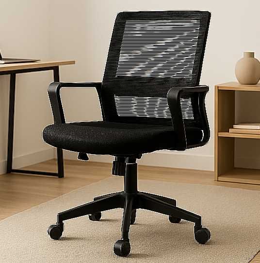 NOWY Fotel Obrotowy Do Biurka Ergonomiczne Krzesło Biurowe Siateczkowe