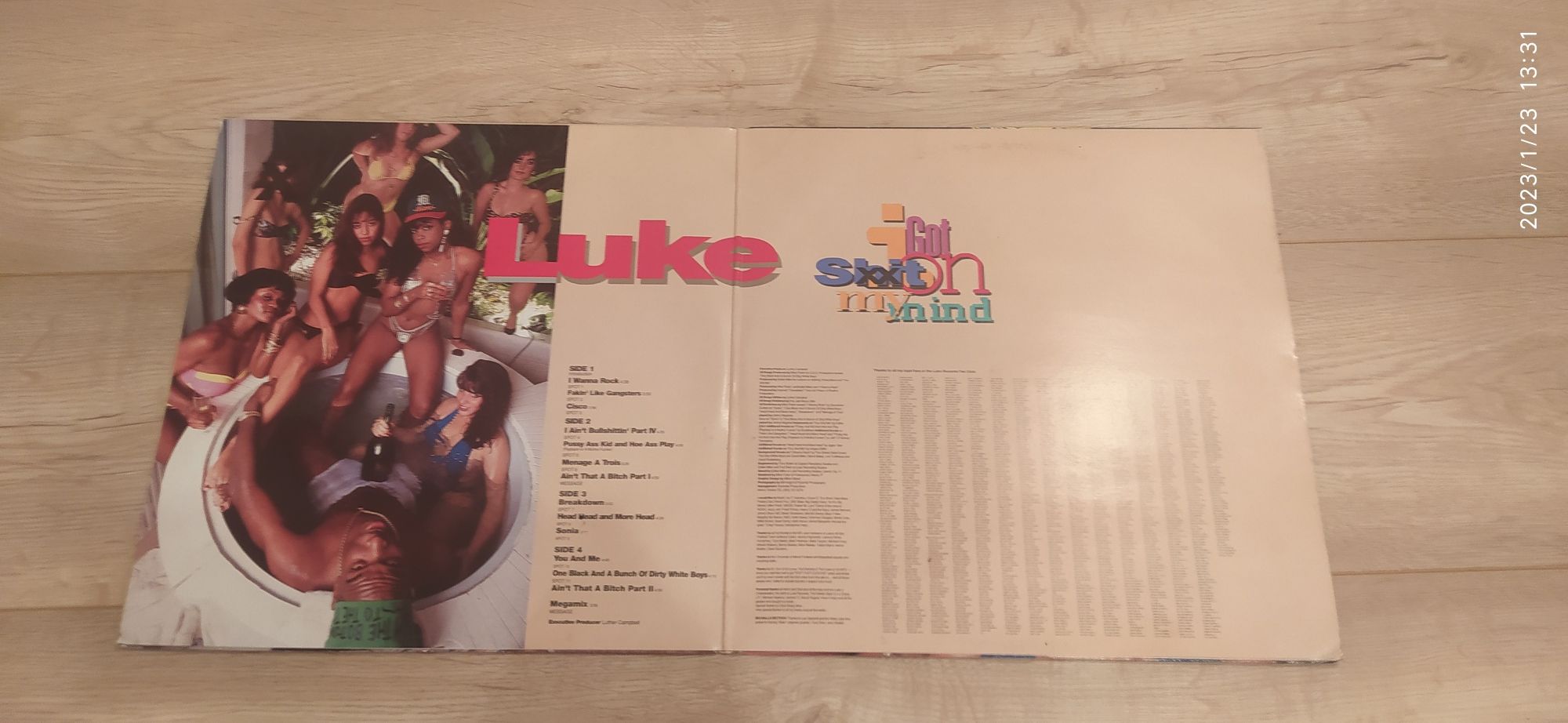 Luke  I Got shit on my Mind 2 x LP Gatefold Album Musidisc FRANCE 1992