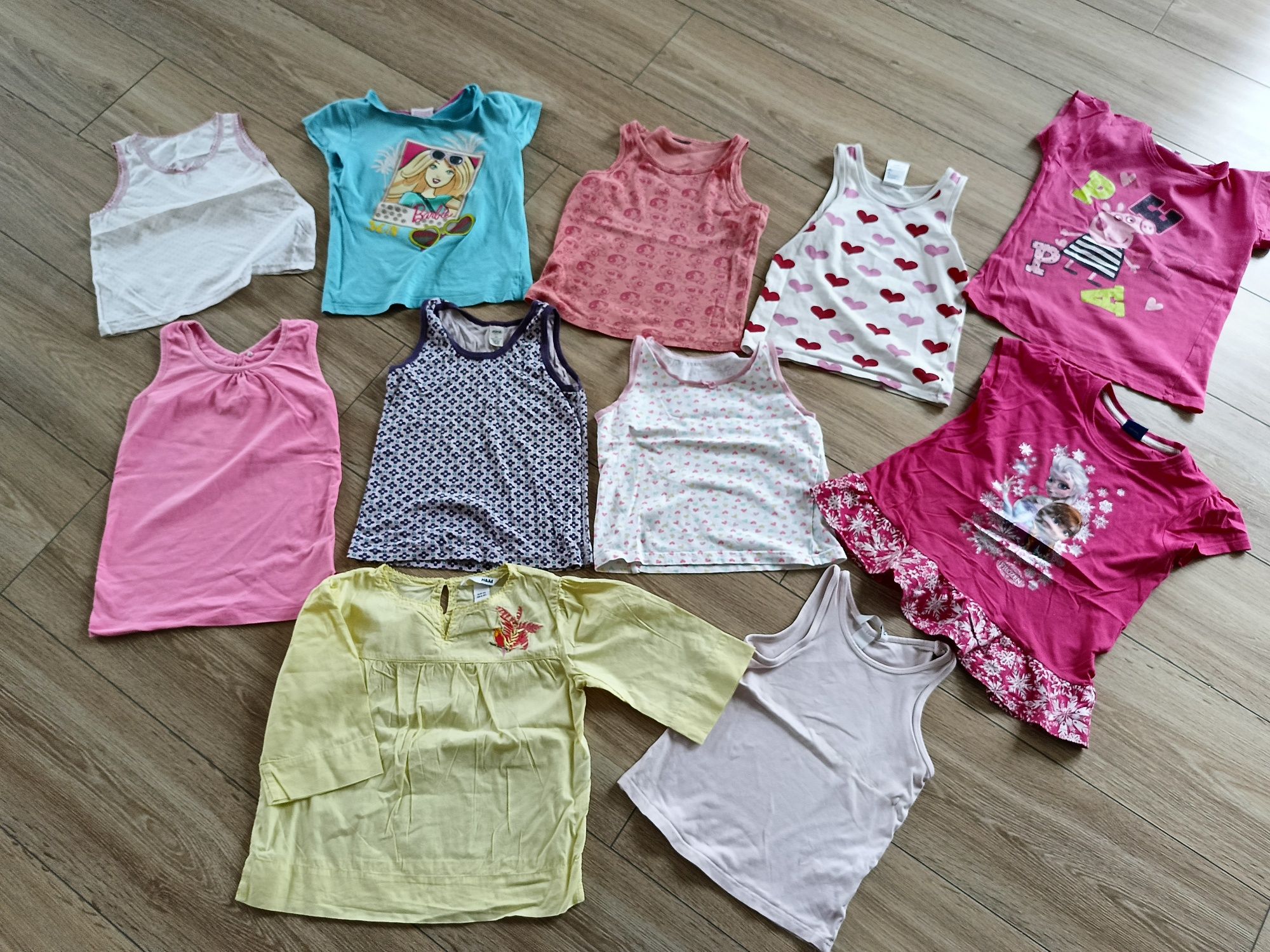 Paka ubrań dla dziewczynki r.122