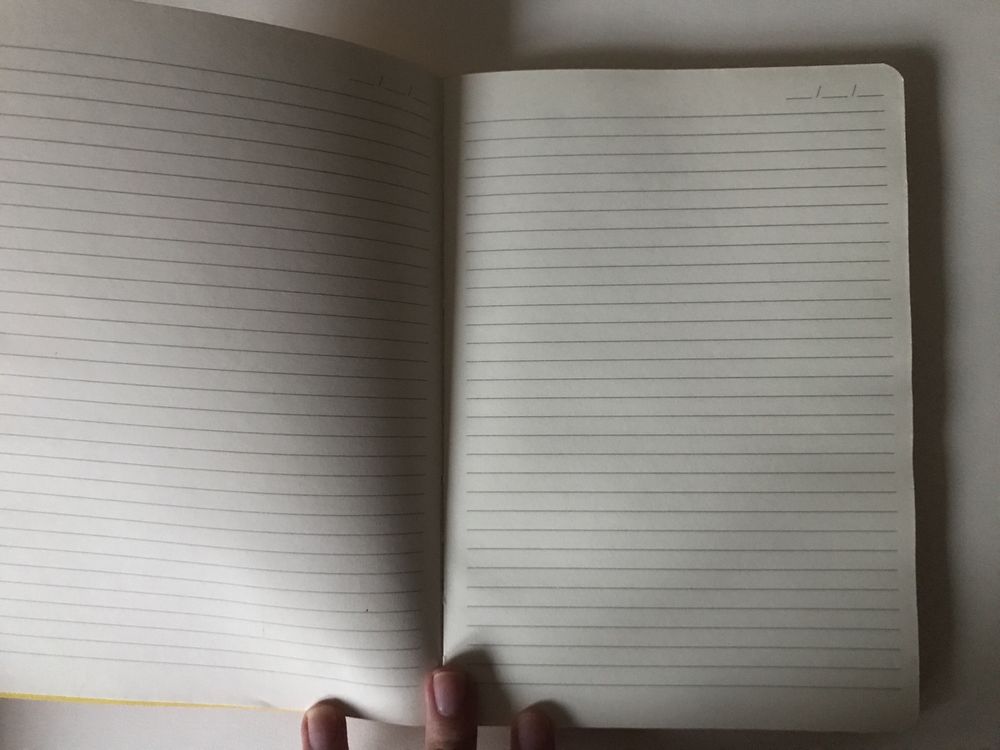 Caderno A5 pautado