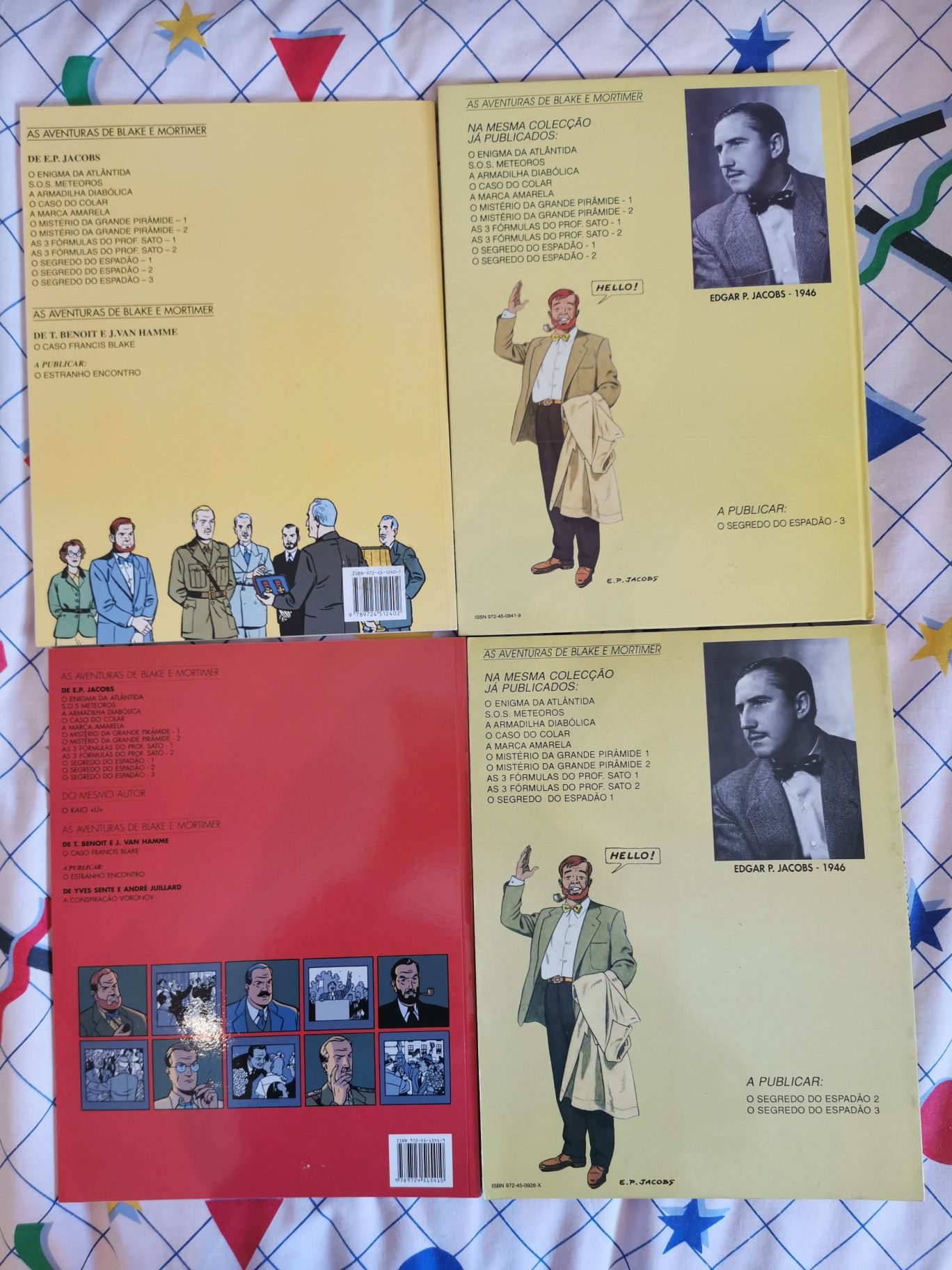 13 livros BD "As aventuras de Blake e Mortimer"