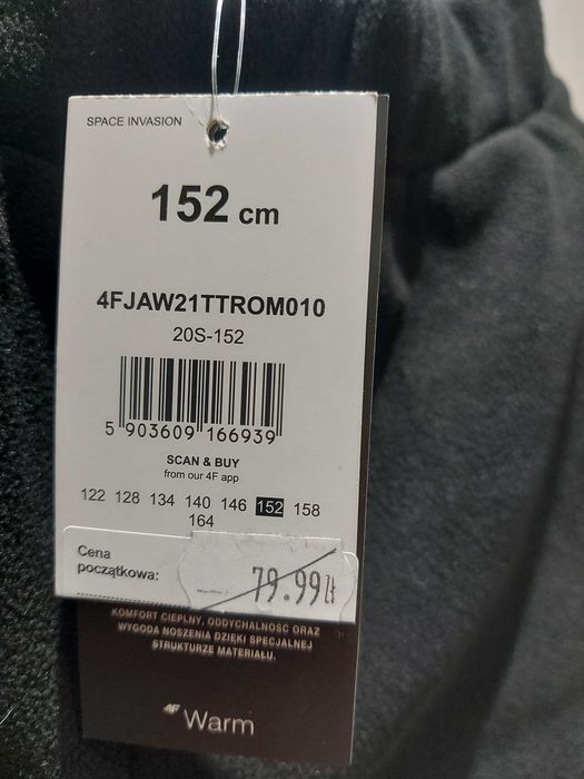 Spodnie polarowe 152 cm.