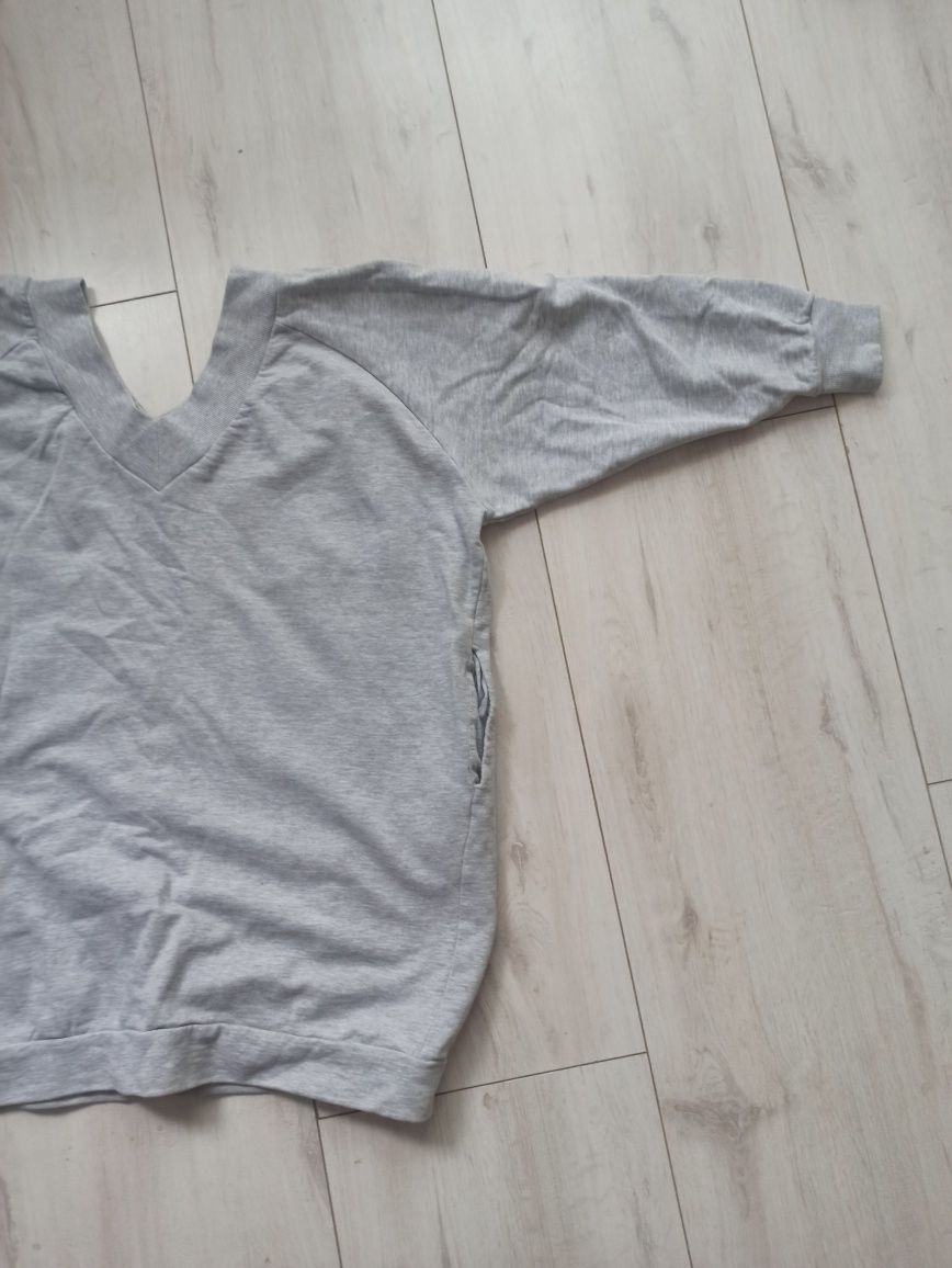 Bluza szara reserved roz S