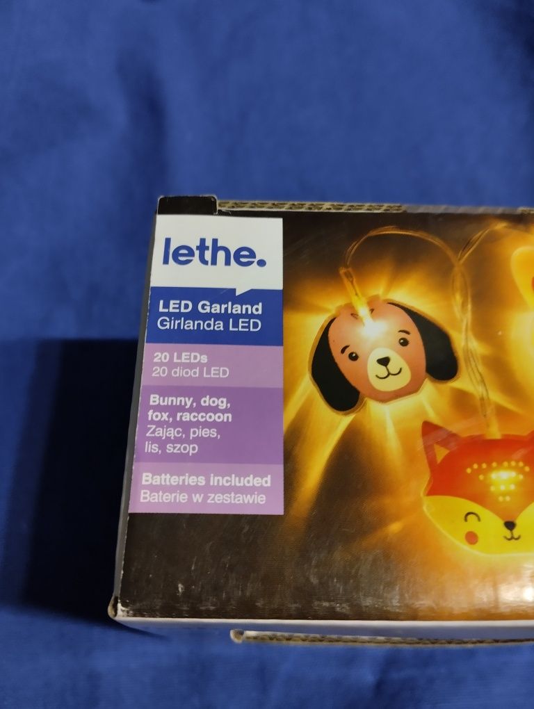 Girlanda 20 diod LED lethe zwierzęta