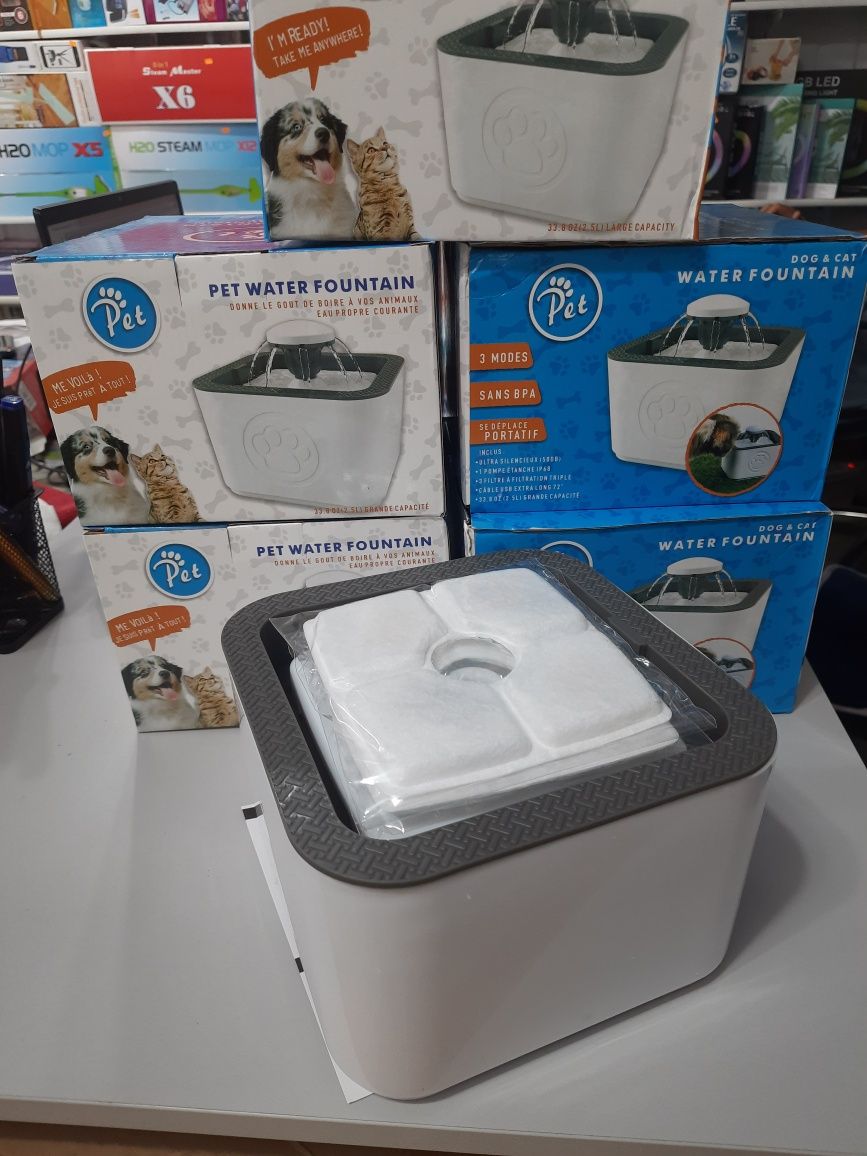 Поилка фонтан для животных Pet Water FOUNTAIN