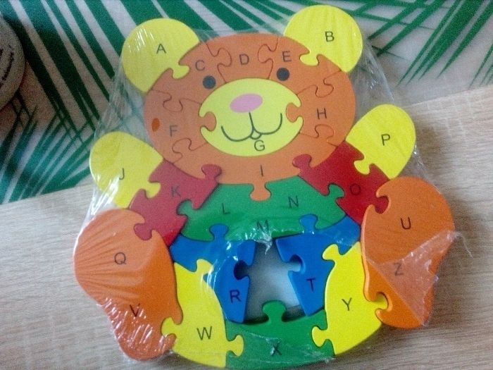 układanka edukacyjna dla dzieci Miś