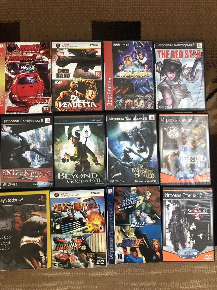 Продам ігри на PlayStation 2