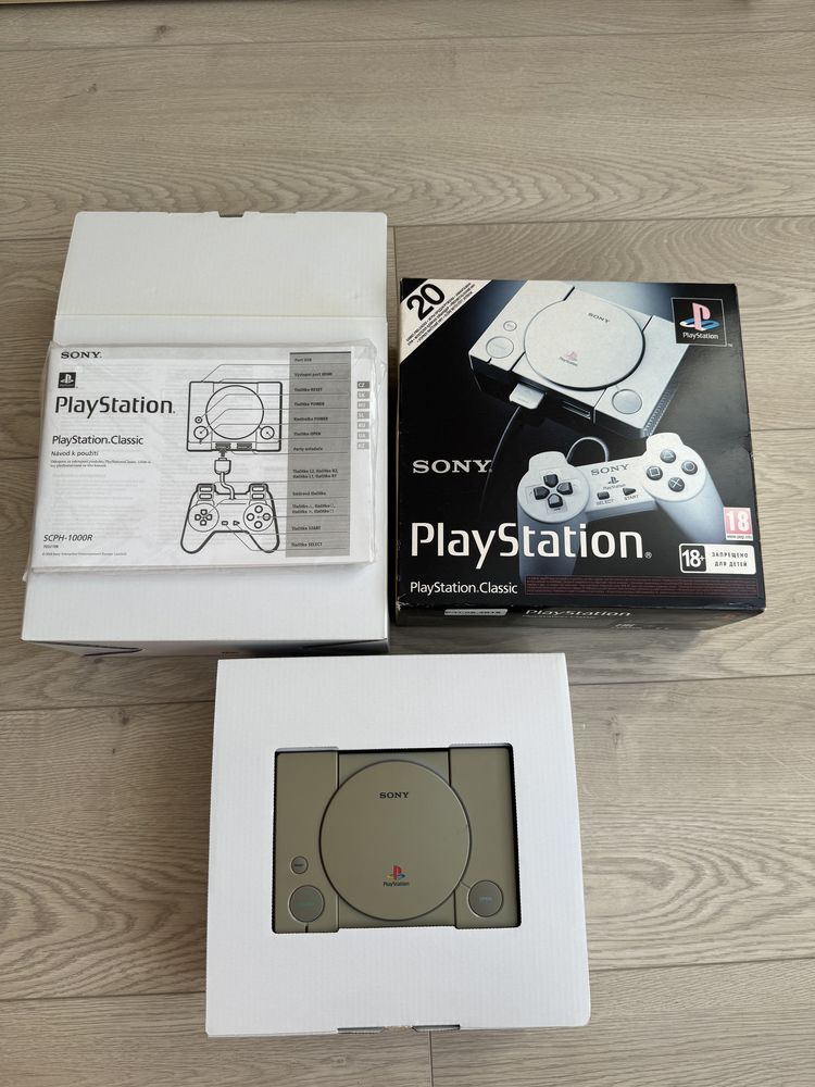 Sony PlayStation 1 Classic + 20 games preloaded