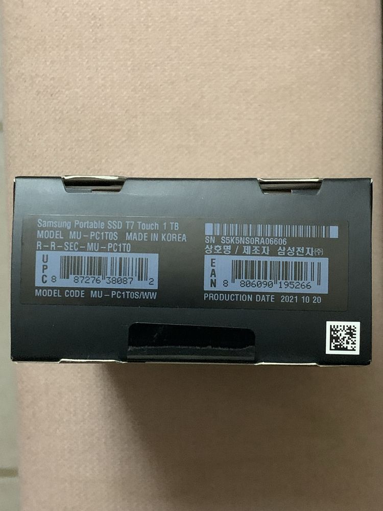Samsung Portable SSD T7 Touch (1TB)