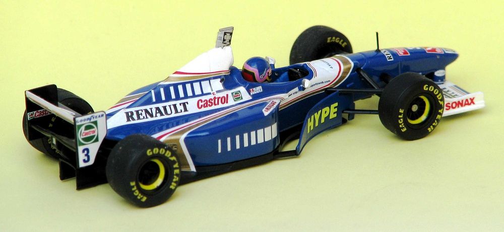 Williams Renault FW 18 19 Villeneuve F1 1996/7 Minichamps 1/43 + caixa