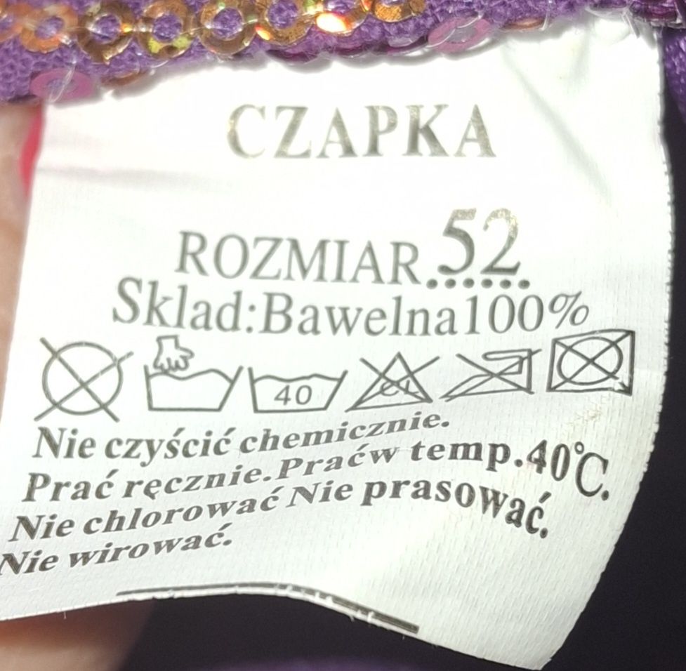 Czapka dla dziewczynek