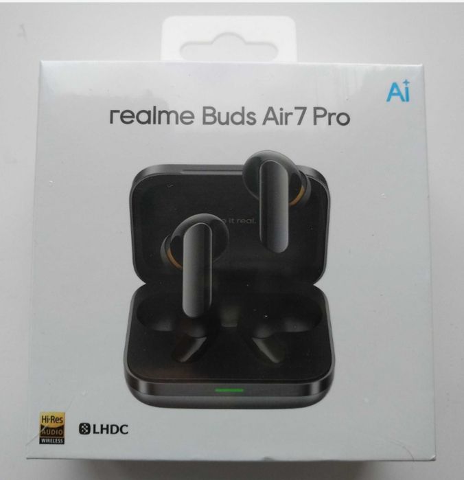 Навушники Realme Buds Air 7 Pro чорного та білого кольору 


Нові. Ори