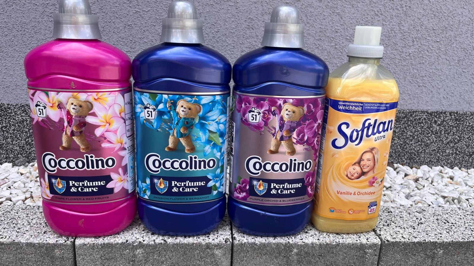 5 x płyn do płukania 1,7 l coccolino
