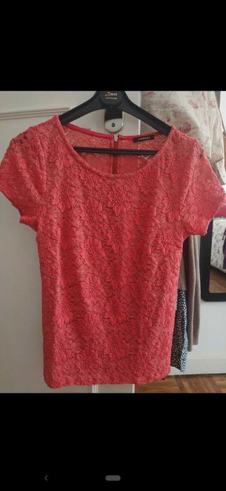 Blusa Coral renda Morgan
