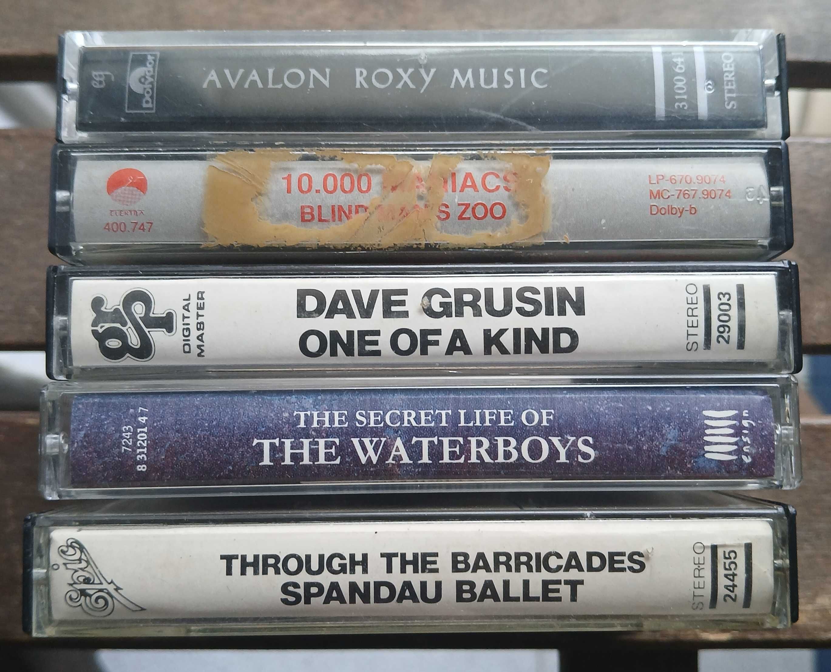 5 Cassetes Música Roxy Music, Spandau Ballet...