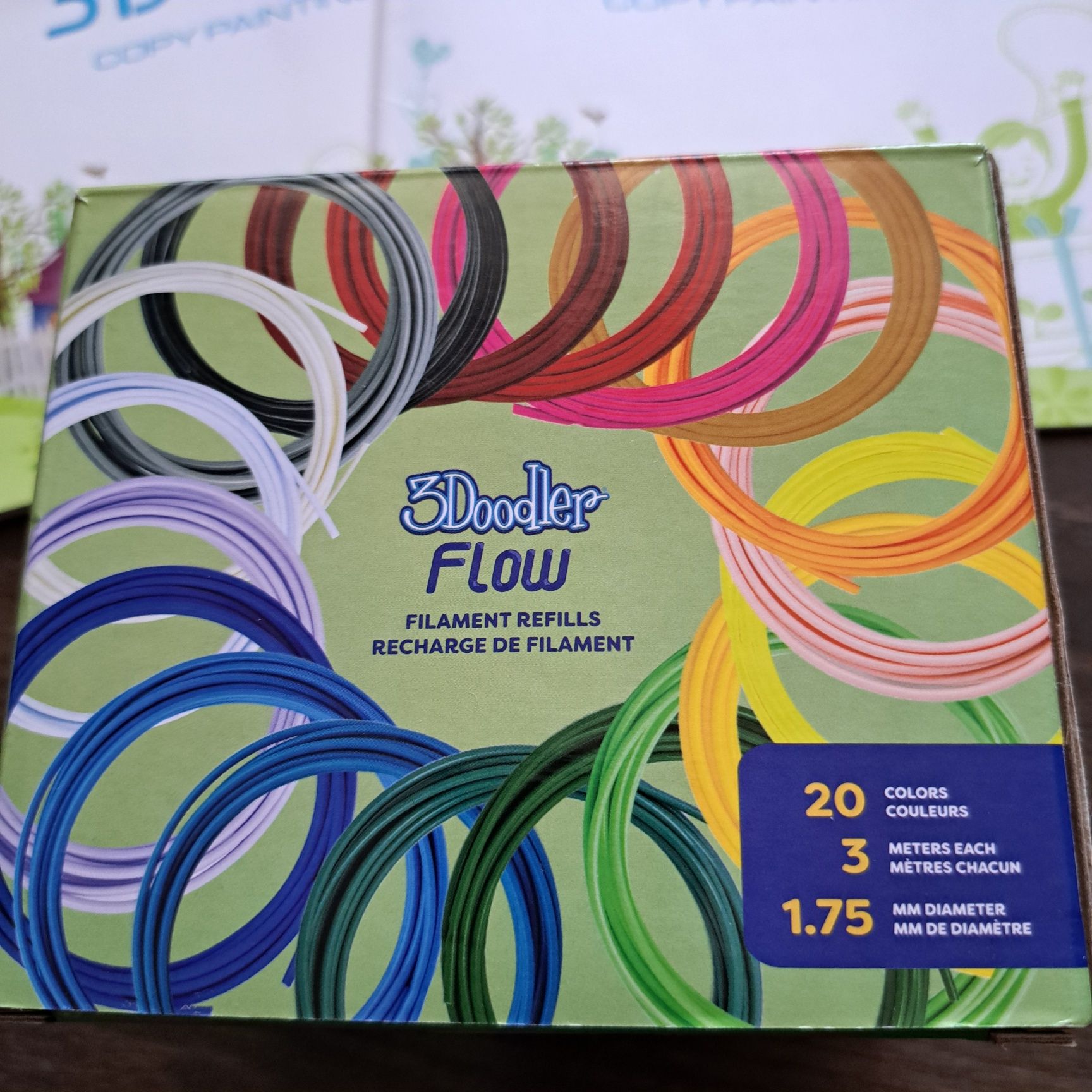 Filament PLA Wkłady do długopisu 3d 3Doodler FLOW wymienne ,