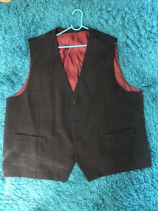Czarna garniturowa kamizelka meska w bdb stanie uniwersalna