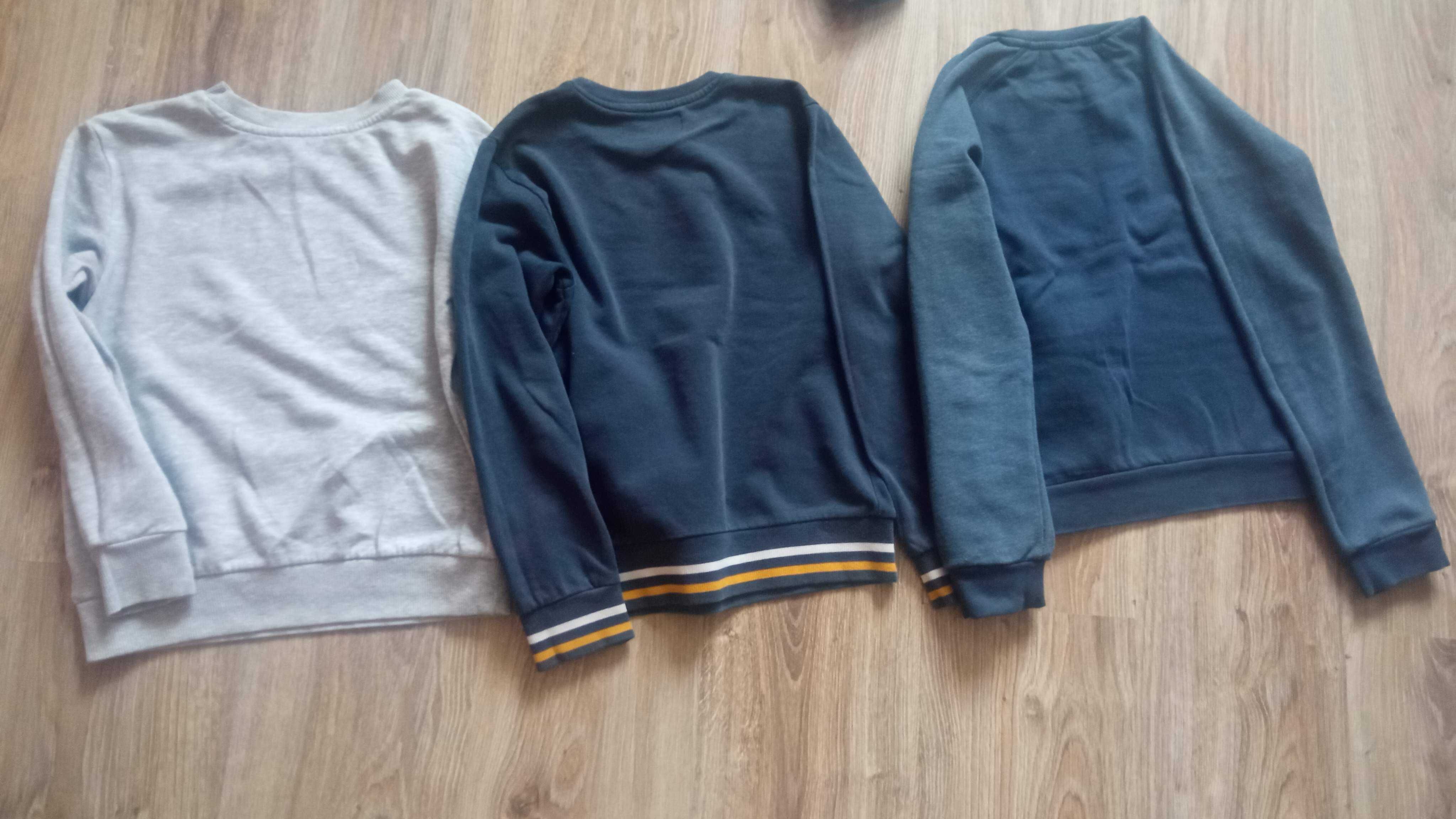 5x bluza z kapturem Minecraft  r.134 granatowa szara czerwona moro