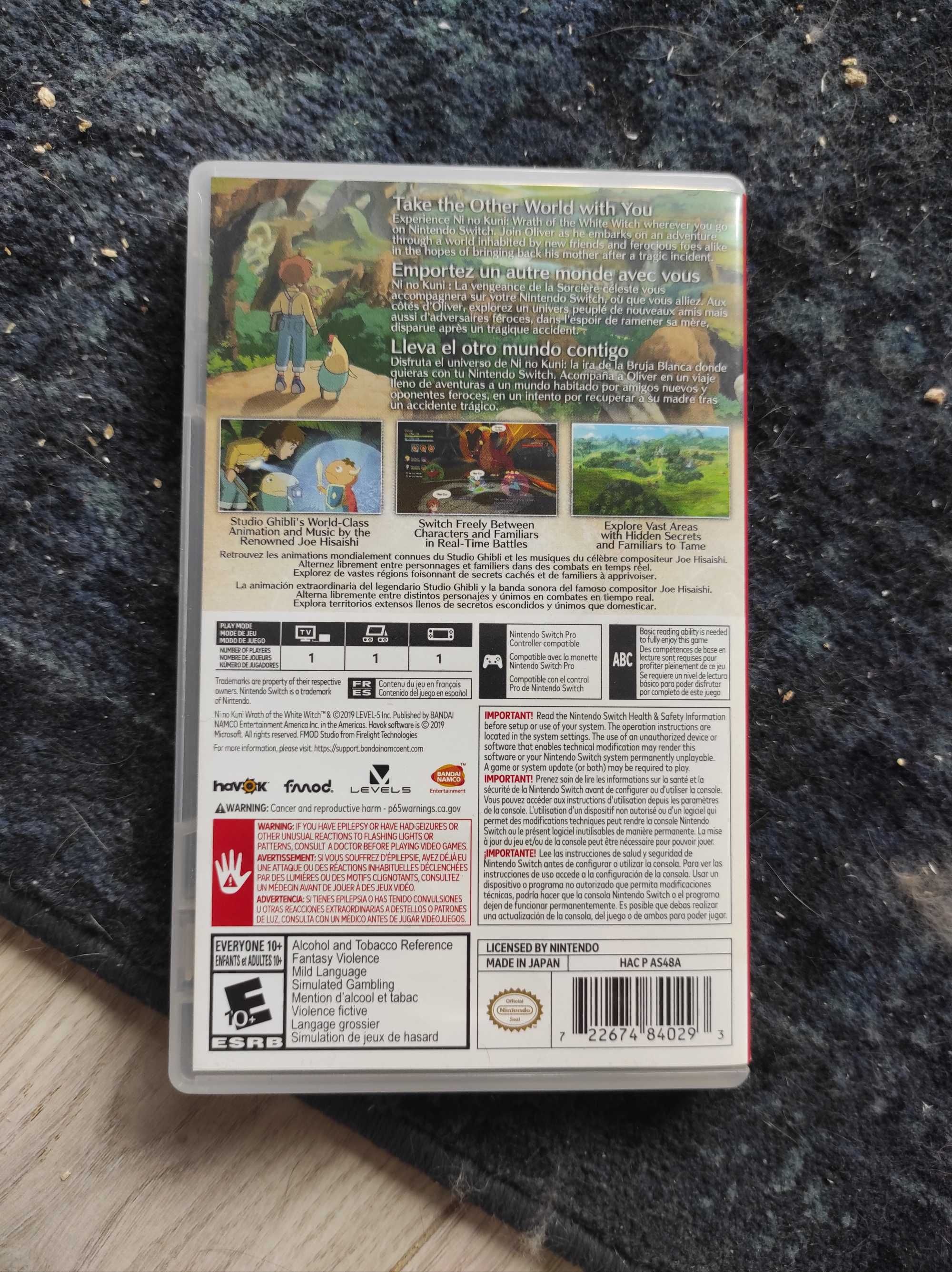Ni no Kuni Wrath of the White Witch - Nintendo Switch