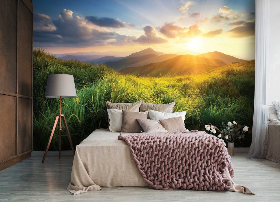 Fototapeta Krajobraz Wzgórza Natura 3D Na Twój Własny Rozmiar + KLEJ