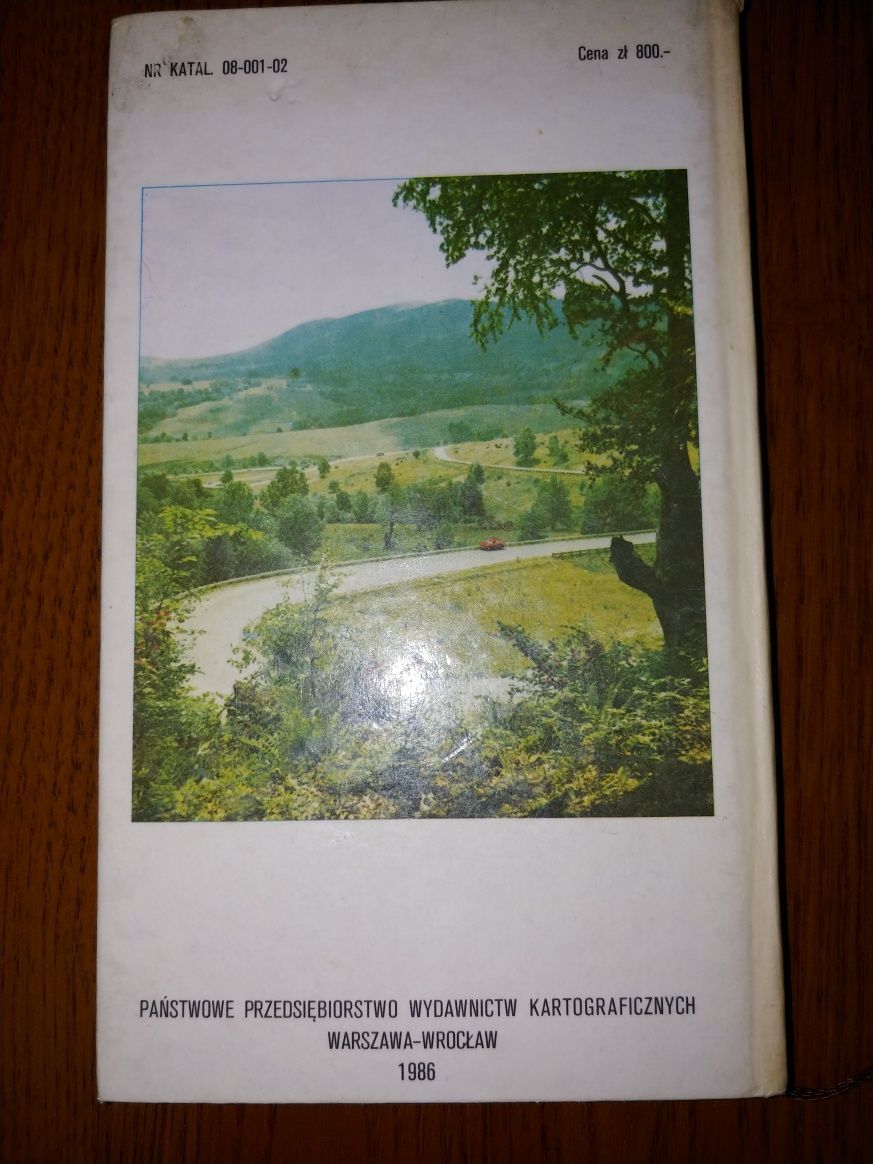 Atlas samochodowy Europa 1986