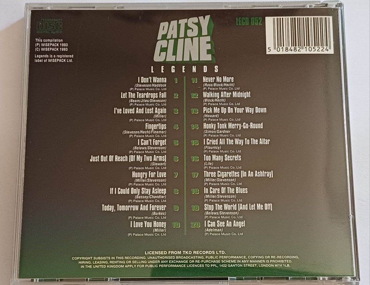 Patsy Cline * CD legends