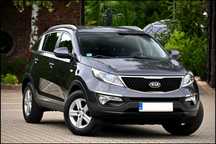 Kia Sportage 1.6i 135KM 15r LIFT NAVI Kamera Ledy Oryg.LAKIER 1Właś Serwis zNiemiec