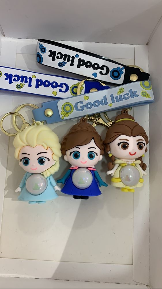 Chaveiro princesa kit com 3 umidades