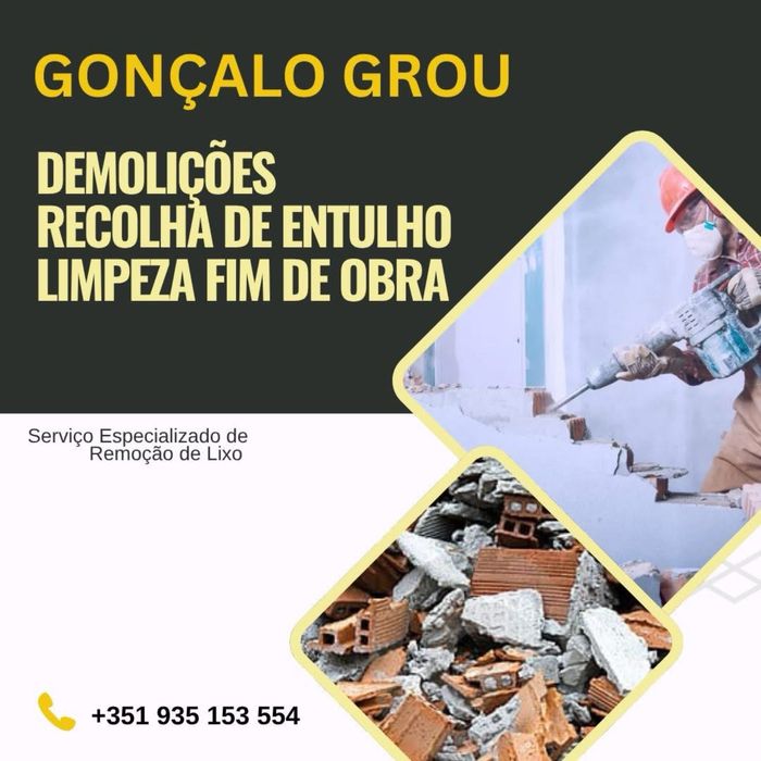 Fazemos Demições, Recolha de entulho, sucatas, monos, etc…