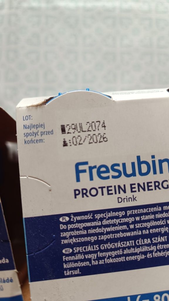 Fresubin protein energy czekolada nutridrink