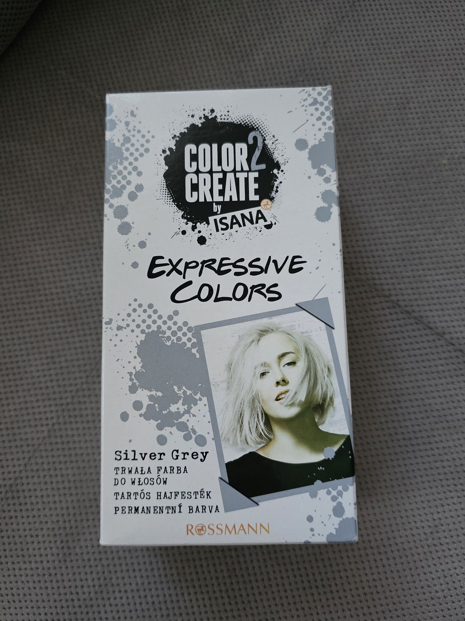 ISANA COLOR 2 CREATE Expressive Colors farba do włosów Silver Grey