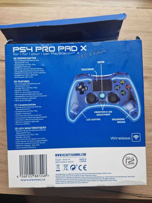 ready2gaming PS4 Pro Pad X LED Edition