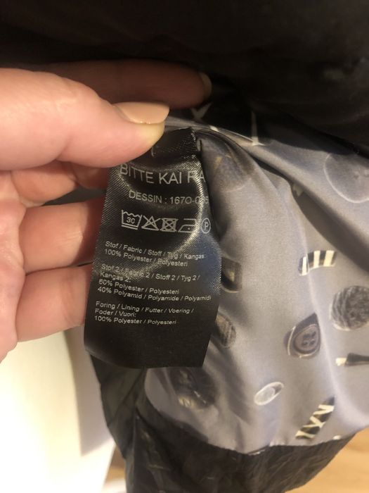 Kurtka lekko ocieplana żakiet BITTE KAI RAND rozm M czarna extra