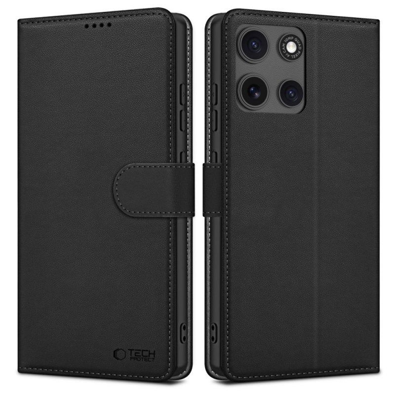 Tech-Protect Wallet Motorola Moto G15 / G15 Power Matte Black
