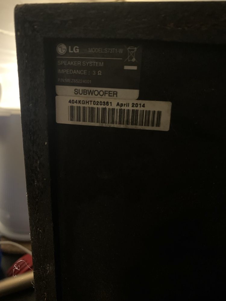 Subwoofer LG S73T1