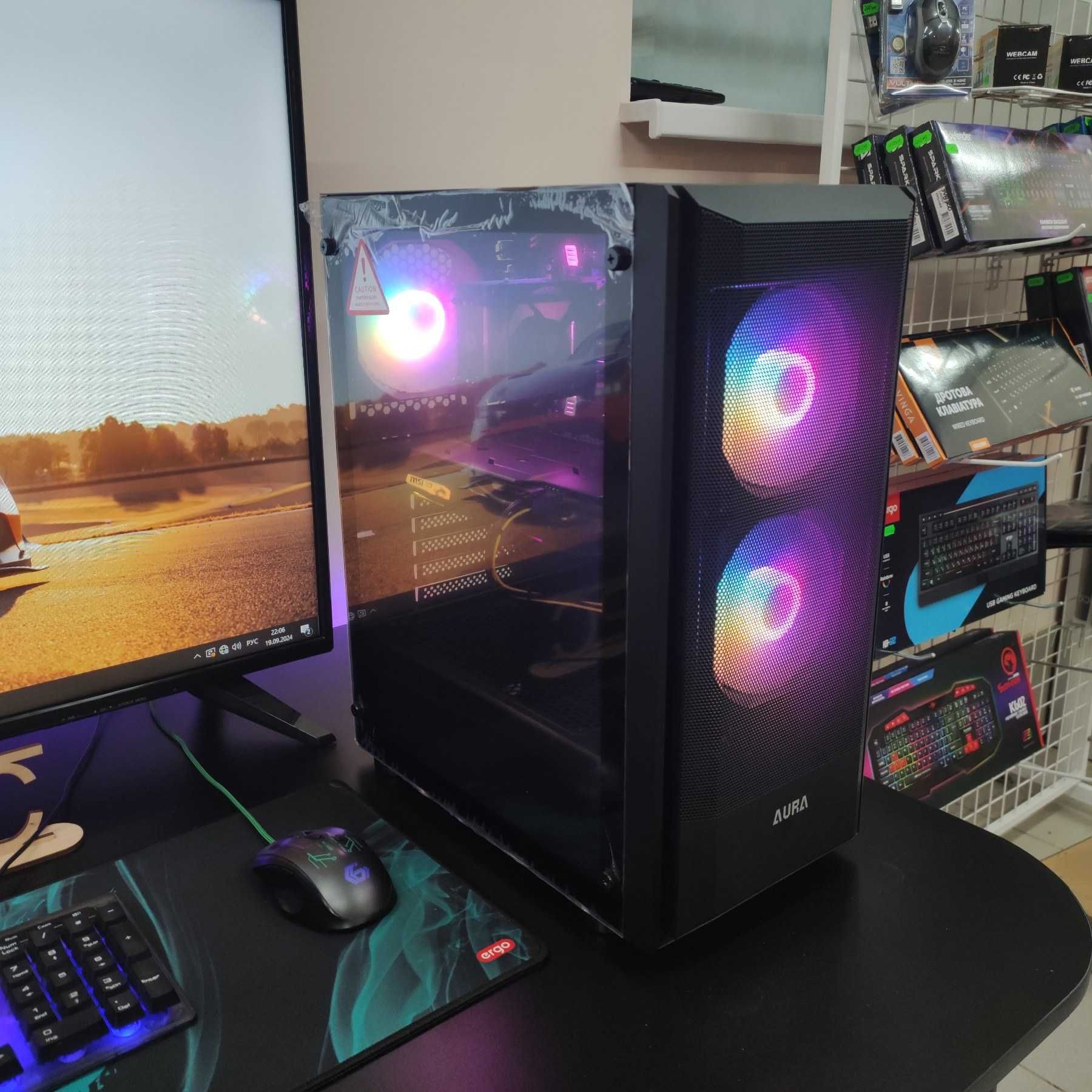 Компютер Новый Ryzen 5 5500, 16GB DDR4, MSI GTX 1660s 6GB, SSD 512GB