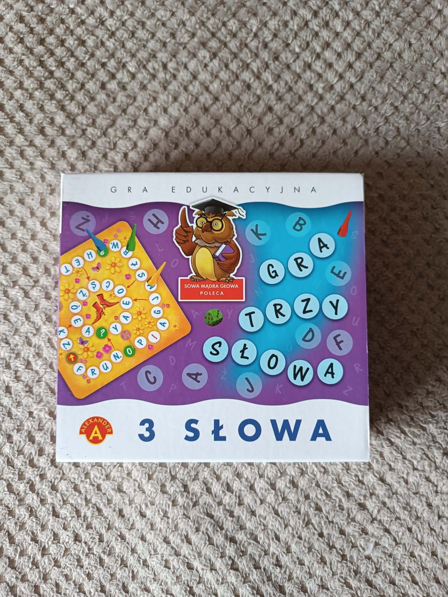 Gra edukacyjna "3 słowa" Mądra sowa