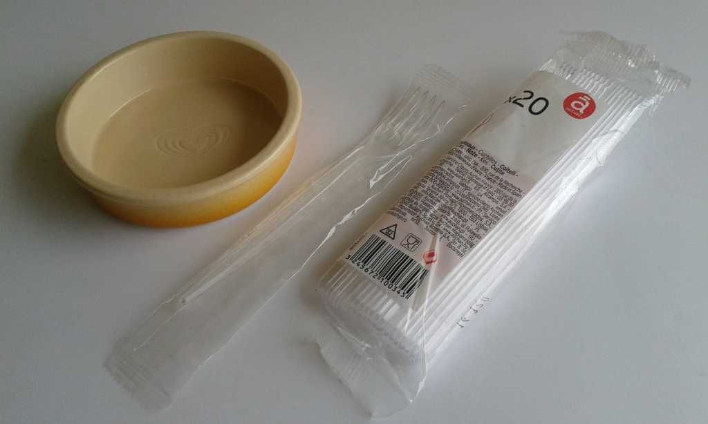 Taça e Talheres kit