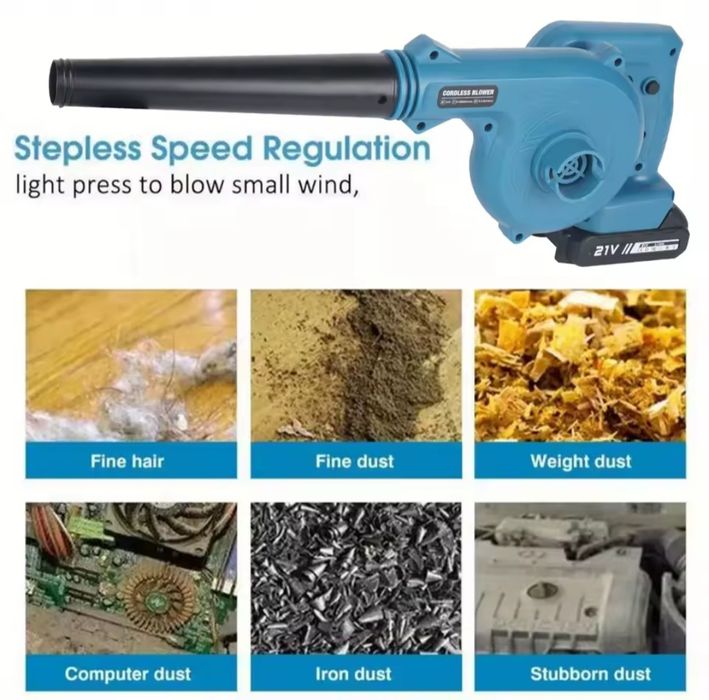 Sopradores a bateria (2 baterias incluídas)