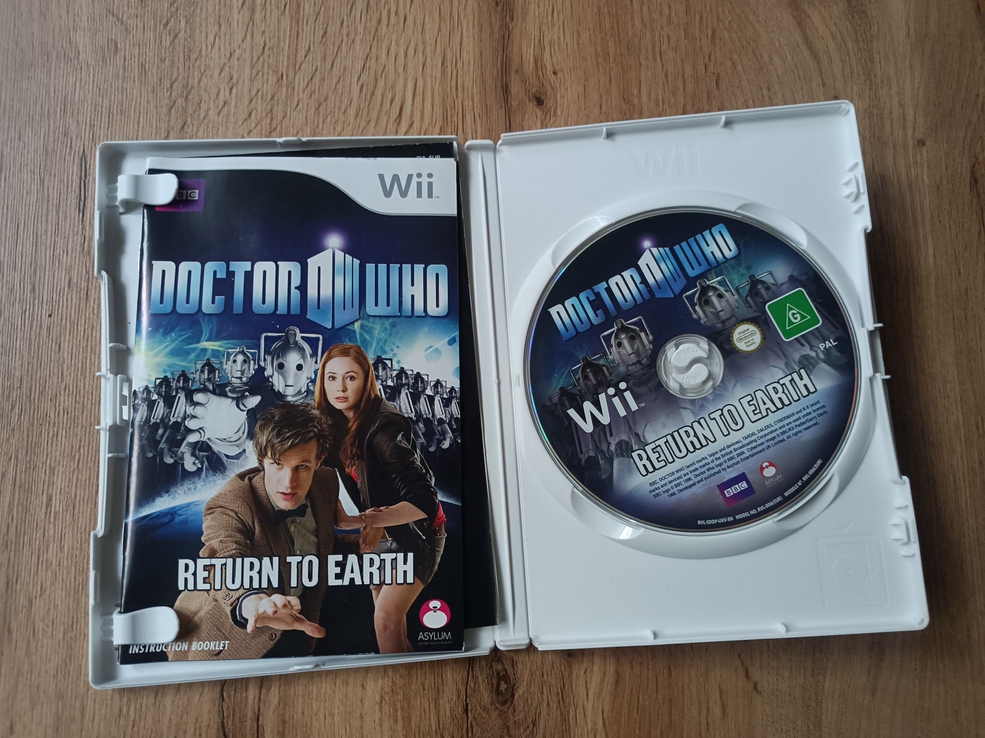 Doctor WHO Return to Earth Nintendo Wii