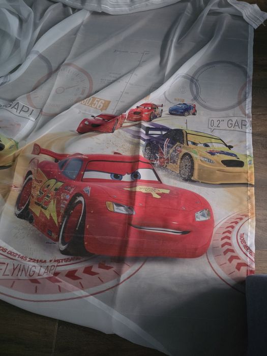 Firanka auta Zygzak McQueen chłopięca