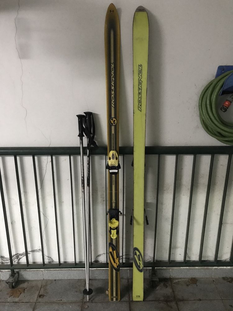 Skis Rossignol VX 178 e batons 120