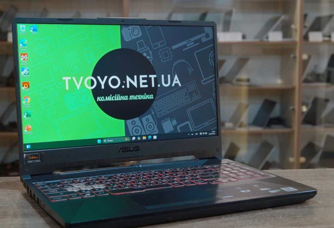ГАРАНТІЯ  Asus TUF (144Гц/Core i5 10300H/RAM 8/SSD 512/GTX 1650)TVOYO