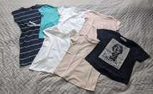 Bluzki t-shirt lato dziewczynka 128