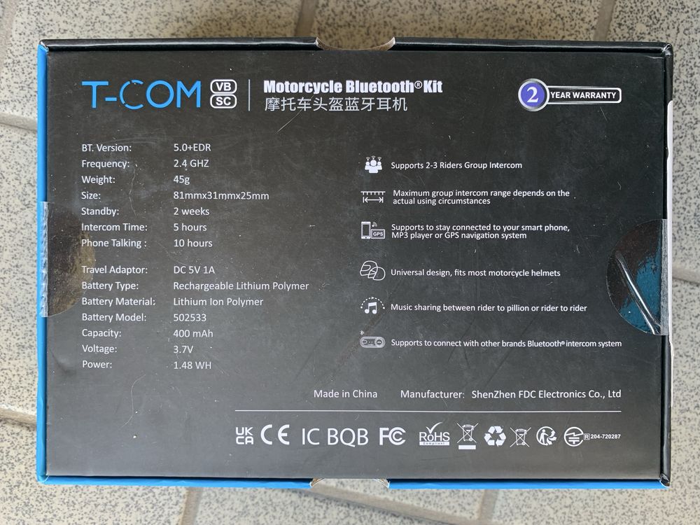 NOWY radio bluetooth FreedConn SC interkom