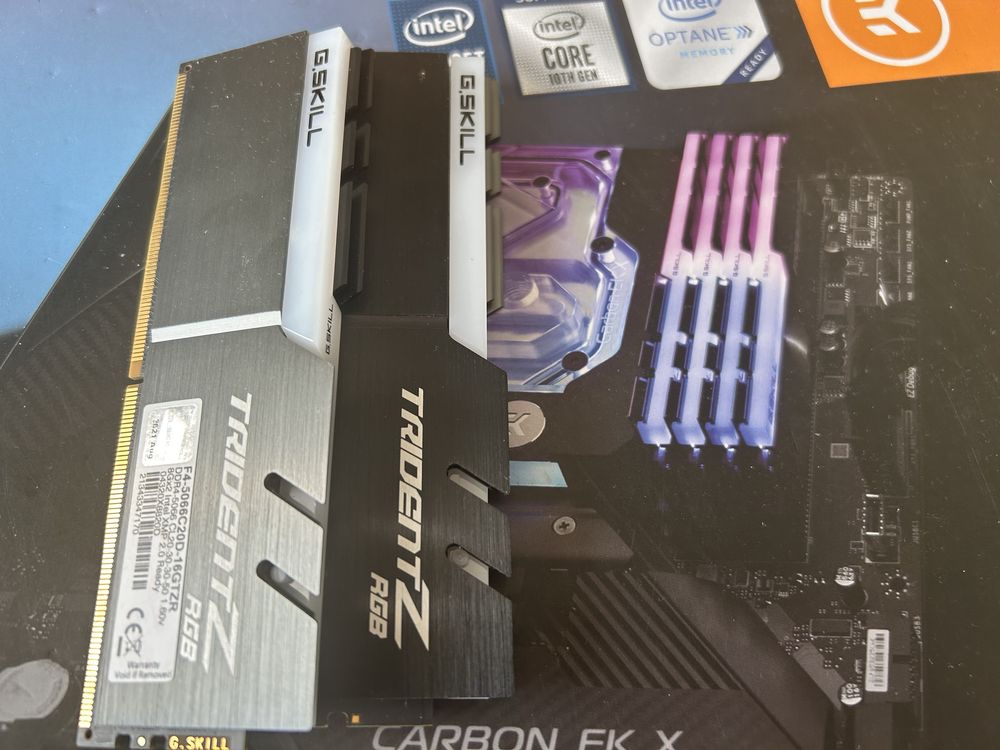 Pamięć Ram DDR4 16gb 5066Mhz G.Skill Trident Z RGB najszybsza 100%