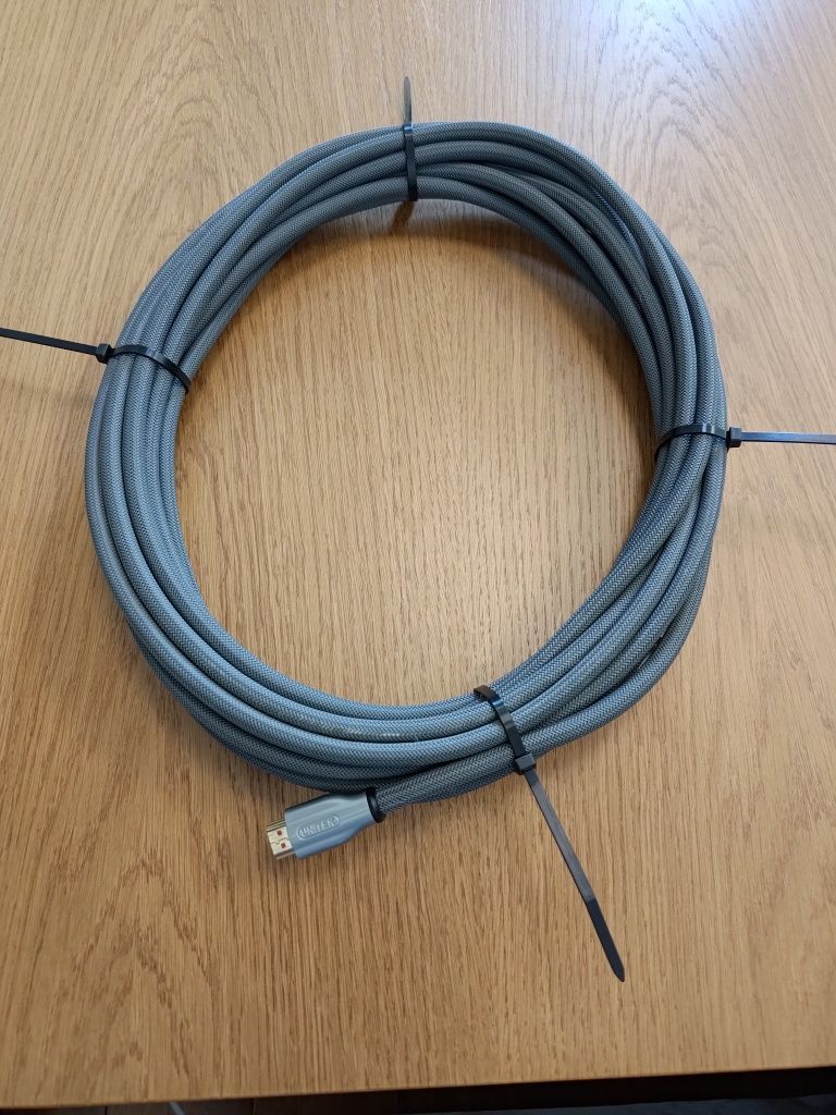 Kabel HDMI 10 metrów UNITEK gruby oplot złote końcówki
