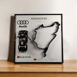 CCA з Рамкою 2в1 з Audi RS 5 DTM 1:44 та 3D Трасою Nürburgring / Black